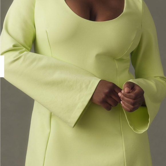 Light Yellow Long Sleeve Dress by Maeve - Picture 6 of 6